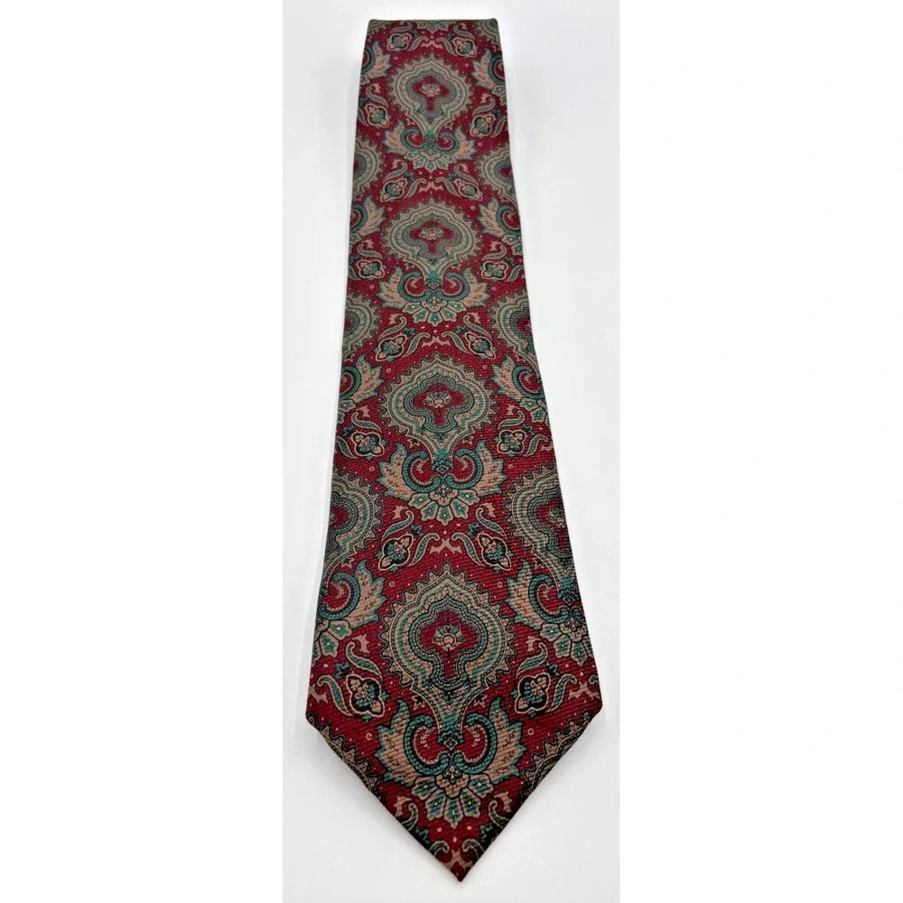 Ferrell Reed Beverly Hills Polo Club Silk Tie Medallion VINTAGE - NEW